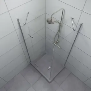 Душевой уголок Triton Брава Щ0000054195 120x80 см профиль хром стекло прозрачное